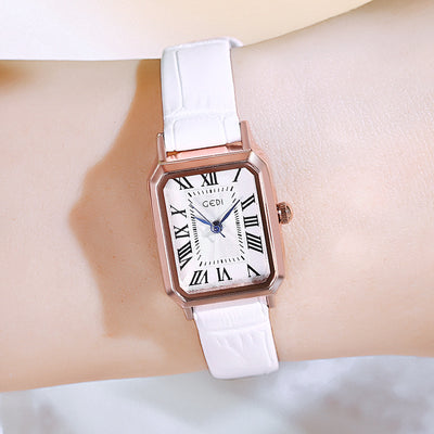 Reloj Cuadrado Retro Impermeable Versátil para Mujer - Image 9
