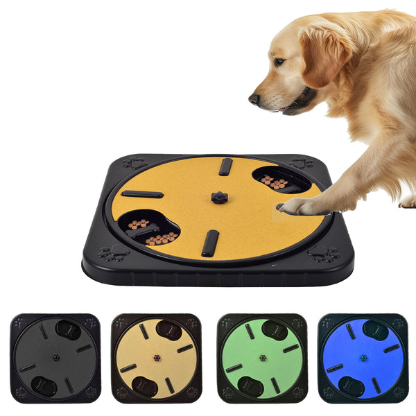 Tablero Rascador Multifunción para Perros con Comedero Lento
