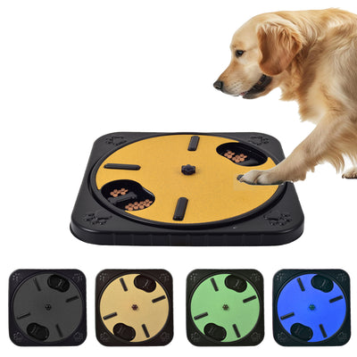 Tablero Rascador Multifunción para Perros con Comedero Lento