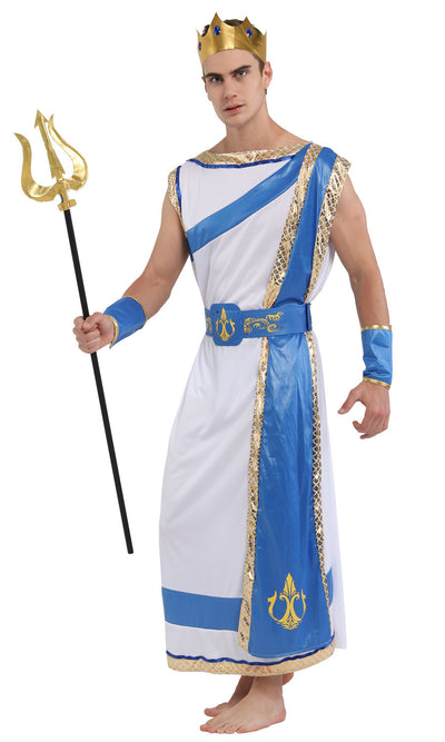 Disfraz de Poseidón: Traje de Dios Griego de Alto Desempeño - Image 9