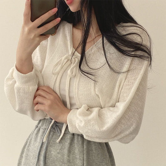 Cardigan de Protección Solar Corto para Mujer - Image 10