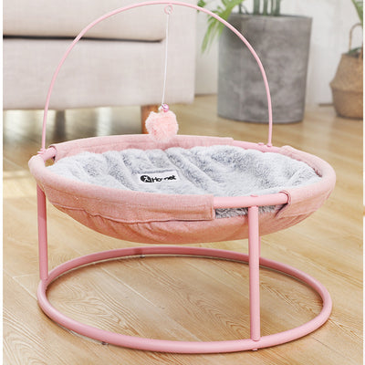 Tumbona Elevada de Madera para Gato - Image 3