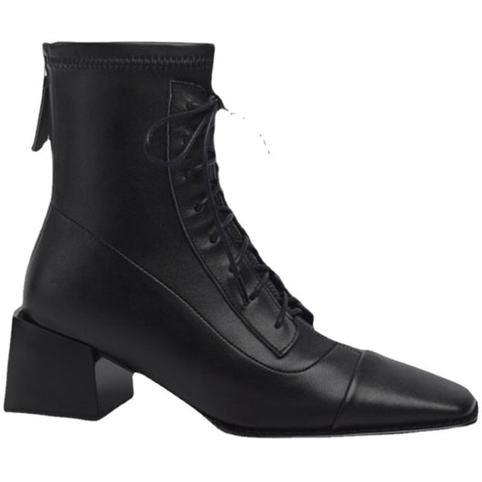 Botas Martin Negras con Cordones para Mujer - Image 5