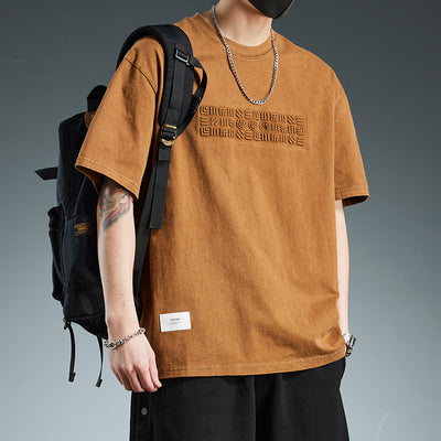 Playera Oversize Pesada de Manga Corta para Hombre - Image 7