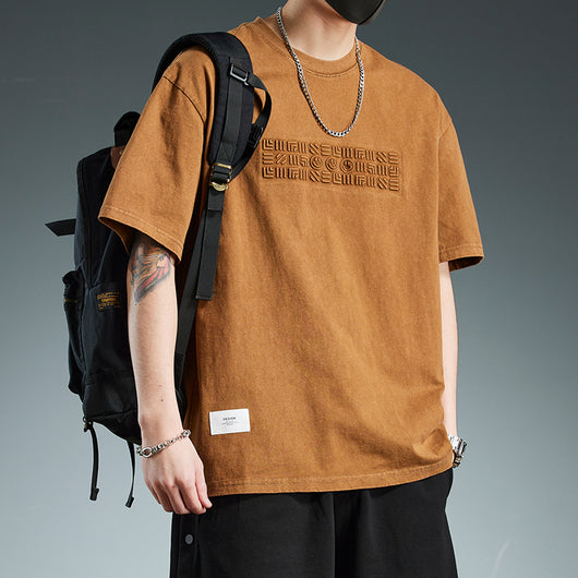 Playera Oversize Pesada de Manga Corta para Hombre - Image 7