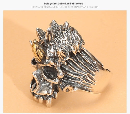 Anillo de Calavera Personalizado Abierto para Hombre - Image 7