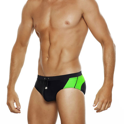 Bañador Triángulo Colores Combinados Estilo Europeo Americano - Image 3