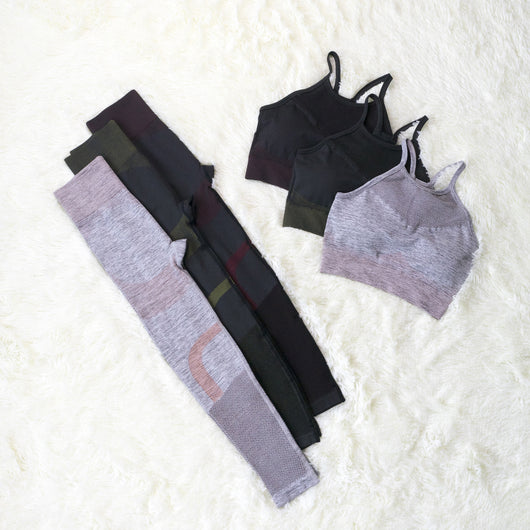 Traje de Yoga Levantador de Caderas sin Costuras con Diseño Hueco - Image 14