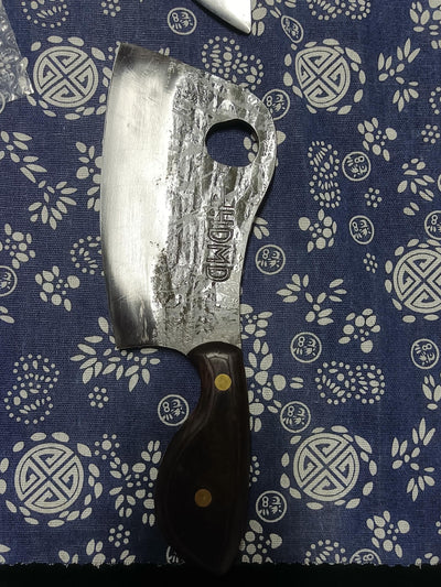 Cuchillo de Chef Hacha Fileteadora Forjada a Mano, Espiga Completa - Image 2