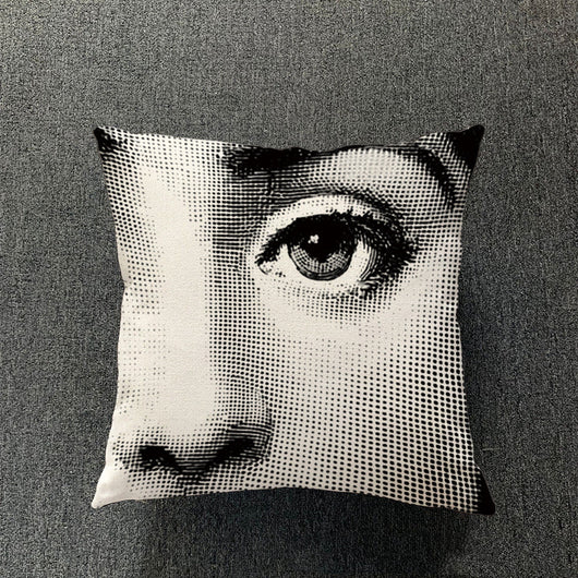 Funda de Almohada de Algodón y Lino para Sala de Estar - Image 63