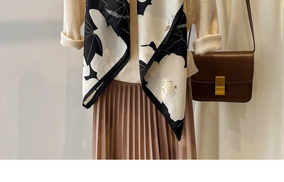 Pañoleta Cuadrada Primavera - Foulard Ligero Versátil - Image 13