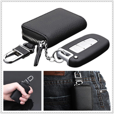 Estuche para Llaves de Cuero Litchi Premium - Image 10