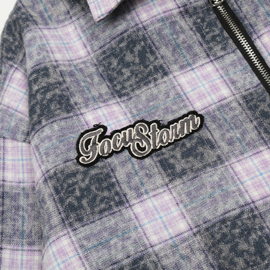 Camisa Chaqueta de Cuadros Vintage para Hombre - Image 4