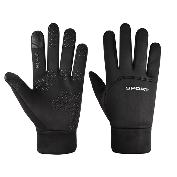 Guantes de Ciclismo Impermeables Térmicos con Agarre Antideslizante