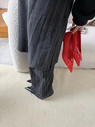 Zapatos de Tacón Grueso con Moño - Slip-on Cómodos y Elegantes - Image 8