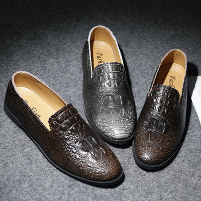 Zapatos Casuales de Cuero Negro Estilo Coreano - Versátiles y Modernos - Image 2