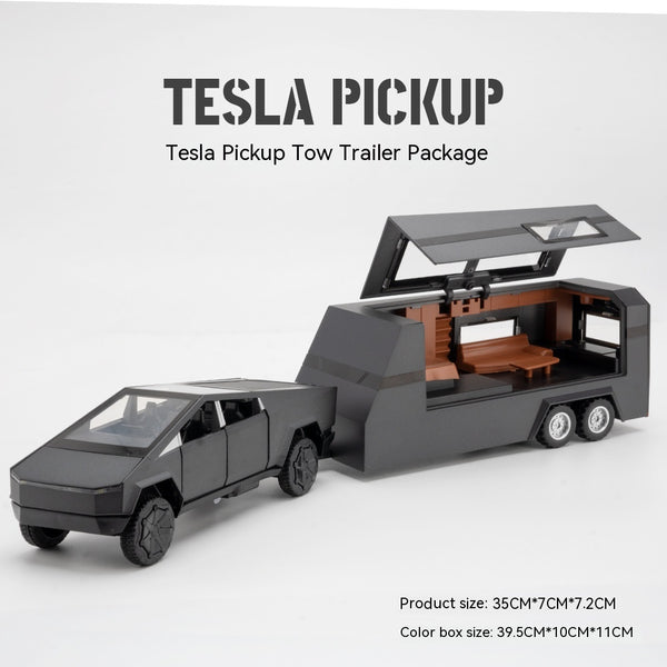Camión Remolque Tesla 1:32 Modelo Aleación Die-Cast Premium - Image 6