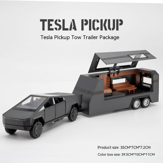 Camión Remolque Tesla 1:32 Modelo Aleación Die-Cast Premium - Image 6