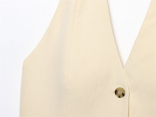 Chaleco Elegante Slim Fit sin Mangas con Tirantes Ajustables - Image 10