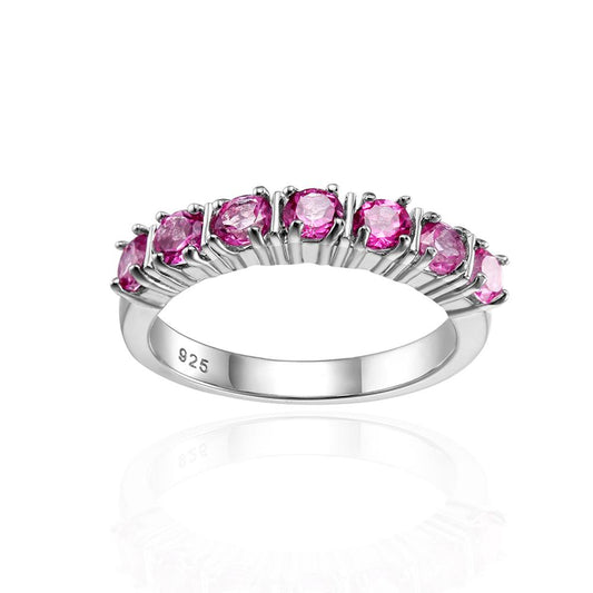 Anillo Retro Europeo con Turmalina Incrustada - Joya Gemológica para Mujer