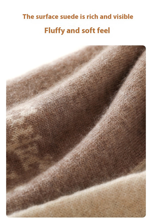 Bufanda Térmica de Cachemira Jacquard para Otoño e Invierno - Image 14