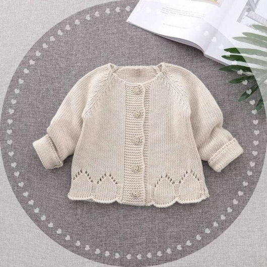 Cardigan Tejido Primavera Otoño para Niñas 1-3 Años - Image 8