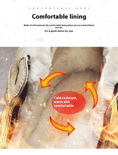 Botas Martin Impermeables Forradas en Felpa - Cálidas y Antideslizantes para Nieve - Image 22