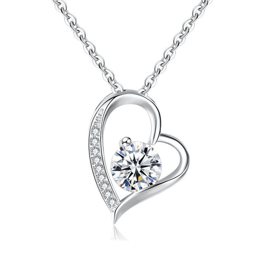 Collar de Plata S925 con Dije de Corazón para Mujer - Image 5