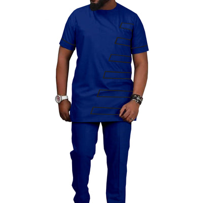 Traje Casual Hombre Estampado Étnico Africano Batik - Image 30
