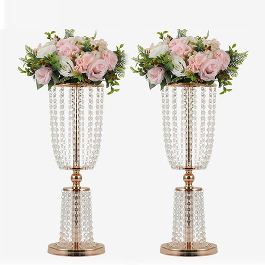 Candelabro Cristal Plateado para Eventos - Decoración Elegante para Bodas y Banquetes - Image 2