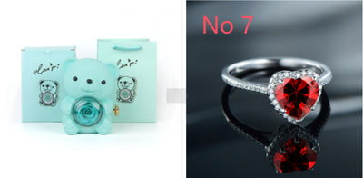 Anillo de Plata S925 Diamante Amor para Mujer Estilo Europeo y Americano - Image 3