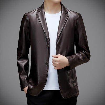 Chaqueta de Cuero para Hombre Estilo Moderno - Image 3