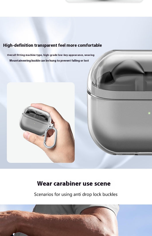 Funda Protectora Transparente para Auriculares con Hebilla de Montaña - Image 11