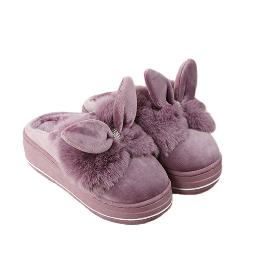 Pantuflas de Invierno Tipo Tacón Alto con Suela Gruesa y Forro de Algodón - Image 12
