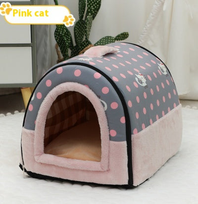 Cama Portátil para Mascotas Pequeñas y Medianas con Asa - Refugio Cálido y Acogedor - Image 5