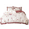 Juego de Cama Princesa 4 Piezas con Funda Nórdica Estampado Corazones