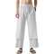 Pantalones Casuales de Algodón y Lino para Verano
