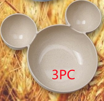 Juego de Comida Infantil Mickey Mouse en Fibra de Trigo - Plato, Cubiertos y Palillos - Image 24