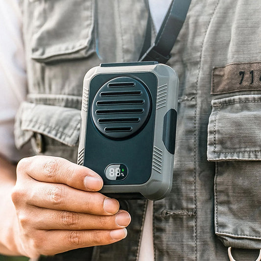Ventilador Portátil de Cuello con Batería de Gran Capacidad USB - Deportes y Actividades Outdoor