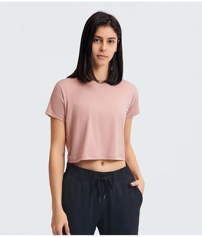 Top Deportivo Mujer Primavera Cuello Redondo Manga Corta Transpirable - Image 38