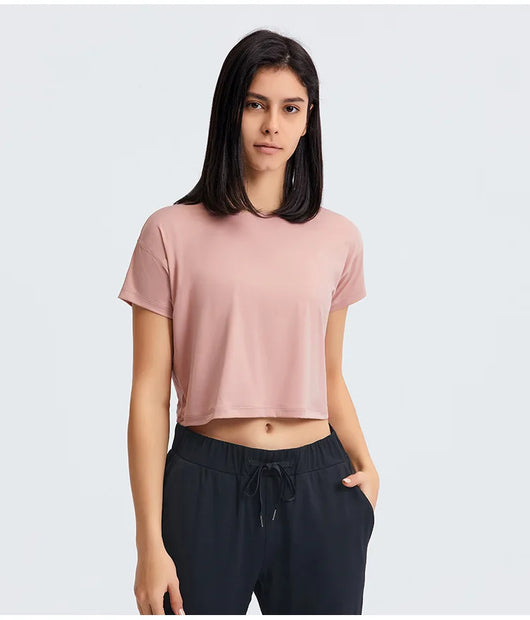 Top Deportivo Mujer Primavera Cuello Redondo Manga Corta Transpirable - Image 38