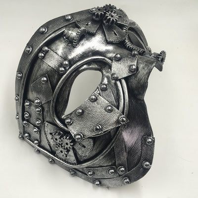Máscara Steampunk Mascarada Halloween Semirrostro - Image 4