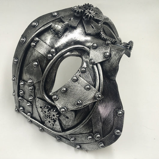 Máscara Steampunk Mascarada Halloween Semirrostro - Image 4