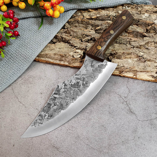 Cuchillo de Carnicero Desollador en Acero Manganeso Rusty - Image 8