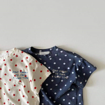 Playera Cuello Redondo Puntos Minimalista - Image 10