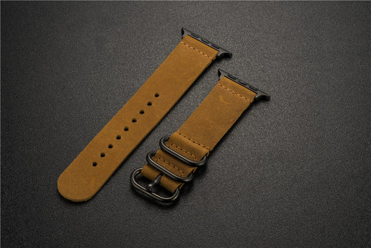 Correa de Reloj Nubuck con Hebilla de Tres Anillos - Image 8