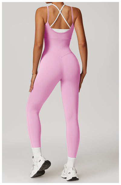 Jumpsuit Deportivo Bicolor con Tirantes Ajustables - Image 14