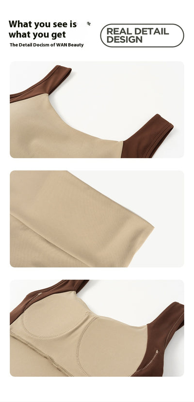 Sostén Deportivo Invisible Ajuste Medio con Tela Elástica Slim Fit - Image 9