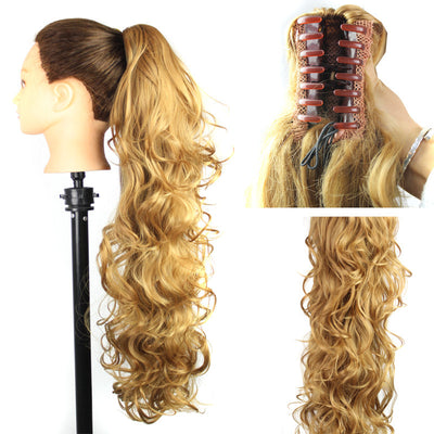 Extensión de Cabello Ondulado con Pinza - Coleta Postiza Fibra Sintética Premium - Image 13
