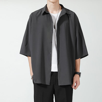 Camisa Hombre Fresca Sin Arrugas Primavera Verano - Image 15